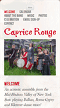 Mobile Screenshot of capricerouge.com